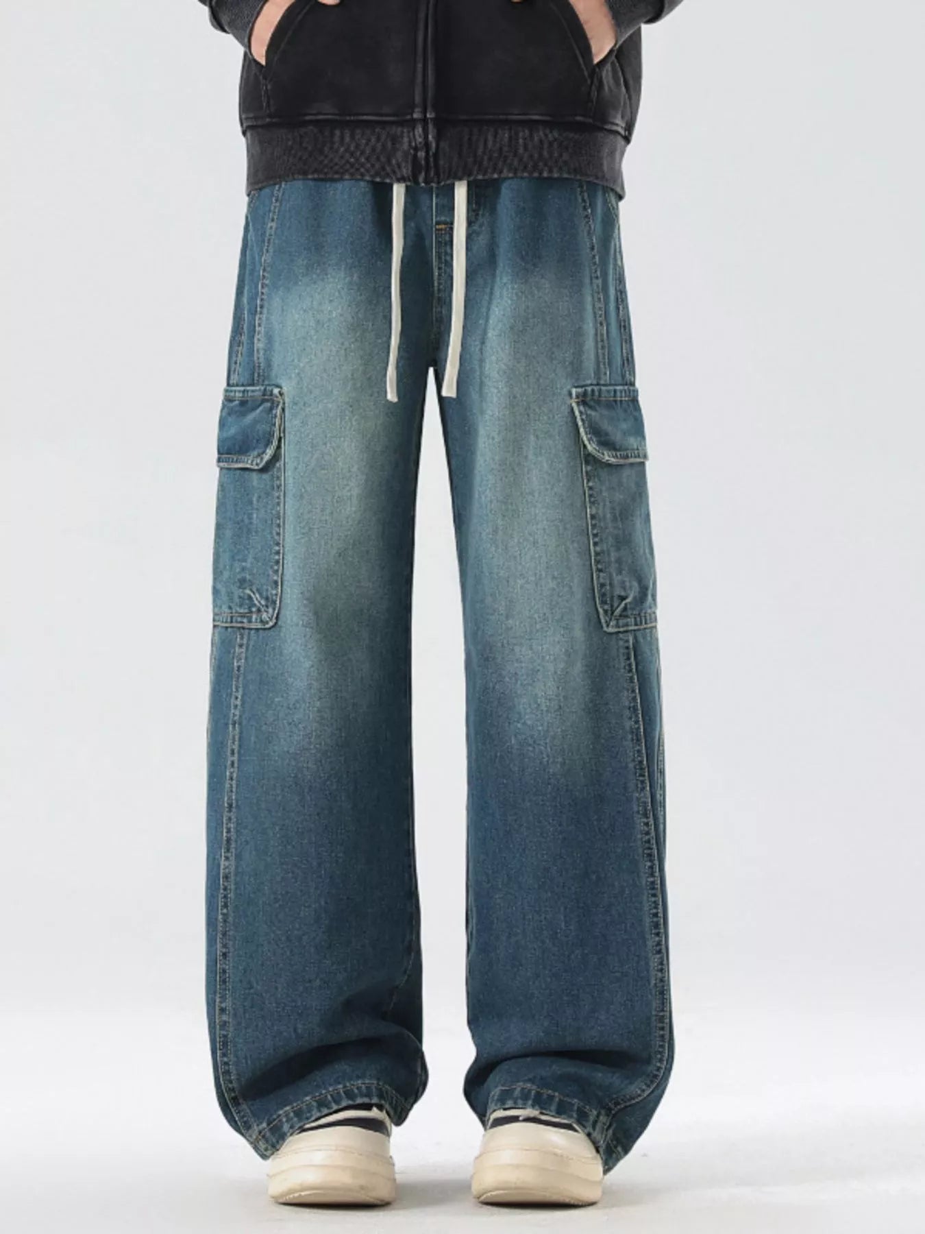 Comfortable Mens Cargo Pants with Stretch Waist