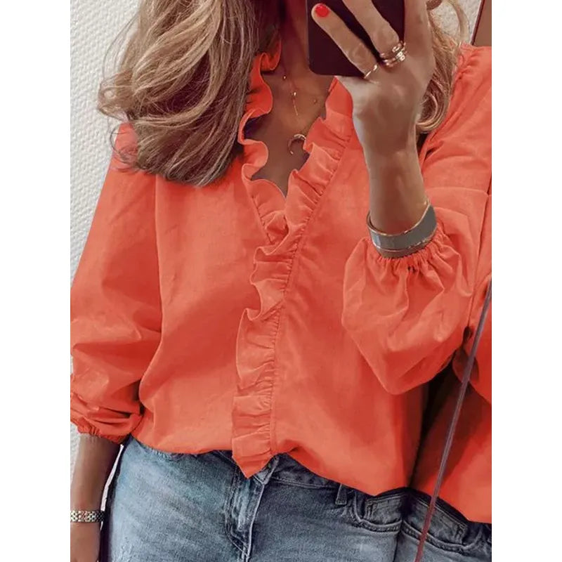 Women's Elegant Trendy Blouse with Chic Design