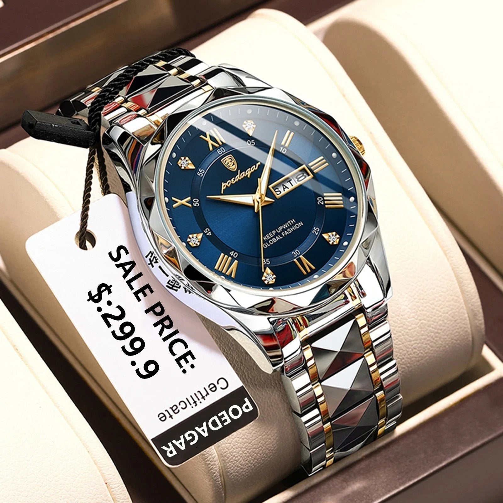 Waterproof Athletic Watch with LED Night Light - OutfitLondon