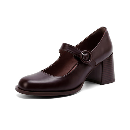 Vintage Chunky Mary Jane Pumps