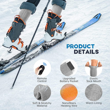 Heated Socks with Remote Control - Unisex