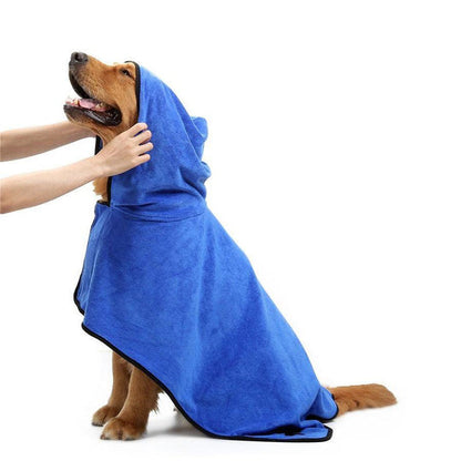 Dog Bathrobe Towel | Soft Absorbing Microfiber