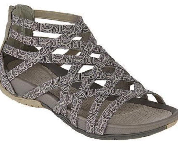 Round Toe Hollow Roman Gladiator Beach Wedge Sandals
