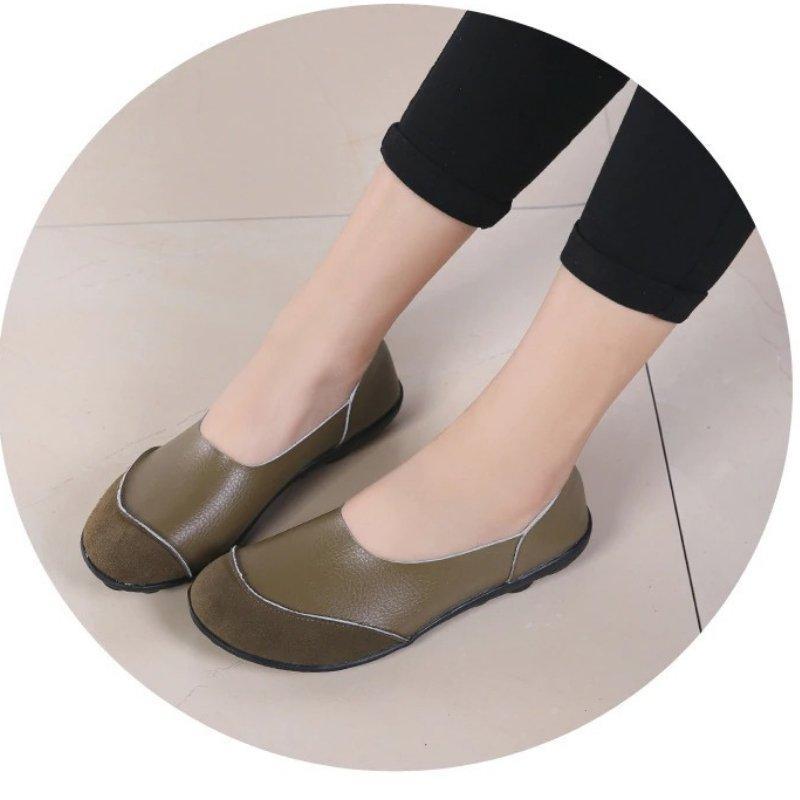 Women's Lofors Loafers Moccasins Soft Leather Flats