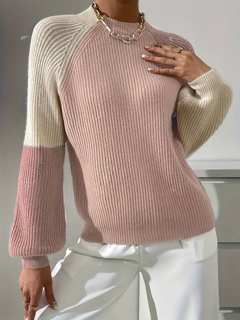 Soft Multicolour Crew Neck Winter Sweater - OutfitLondon