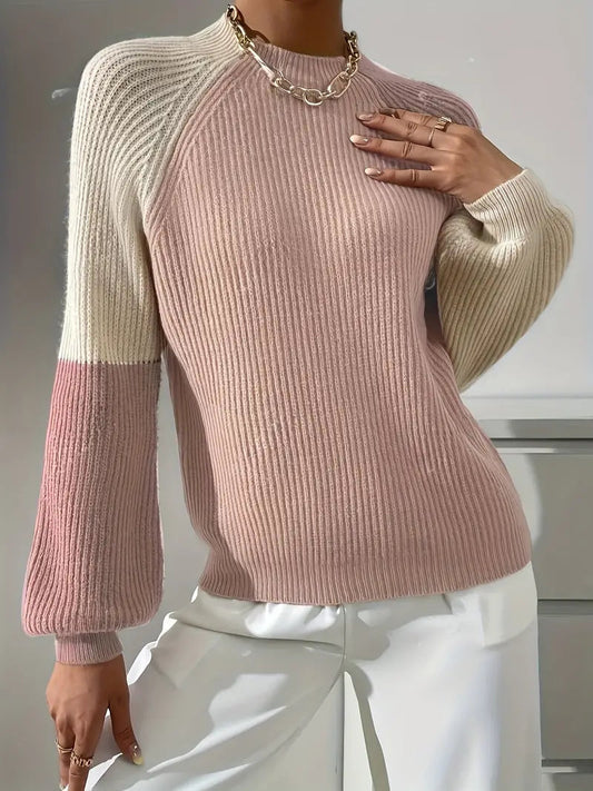 Soft Multicolour Crew Neck Winter Sweater - OutfitLondon