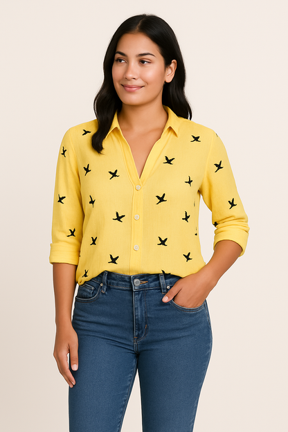 Women's Lightweight Breathable Summer Blouse