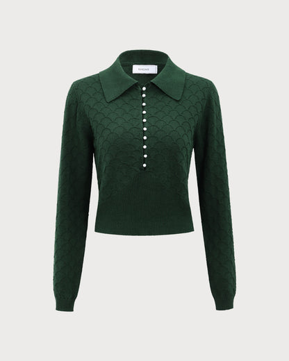 Celia | Relaxed Fit Ribbed Knit Holiday Top