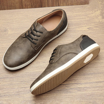 Premium Leather Running Shoes