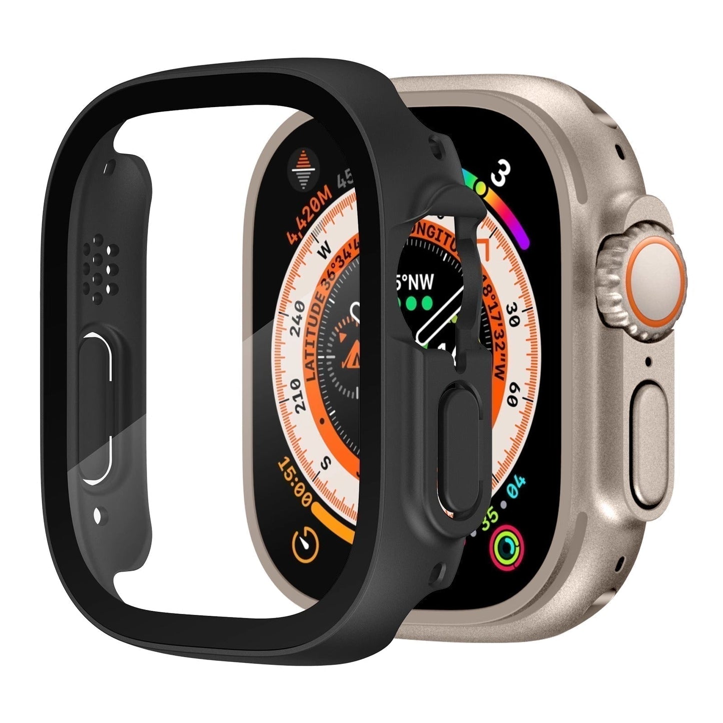 Durable Apple Watch Ultra Cover With Clear Protector