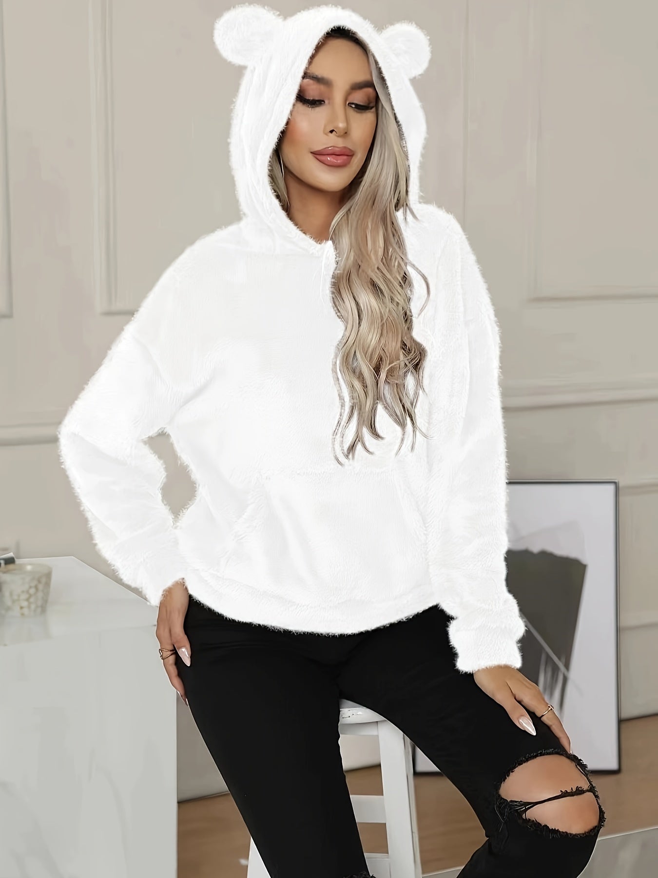 Soft Women's Hoodie Sweatshirt with Pockets