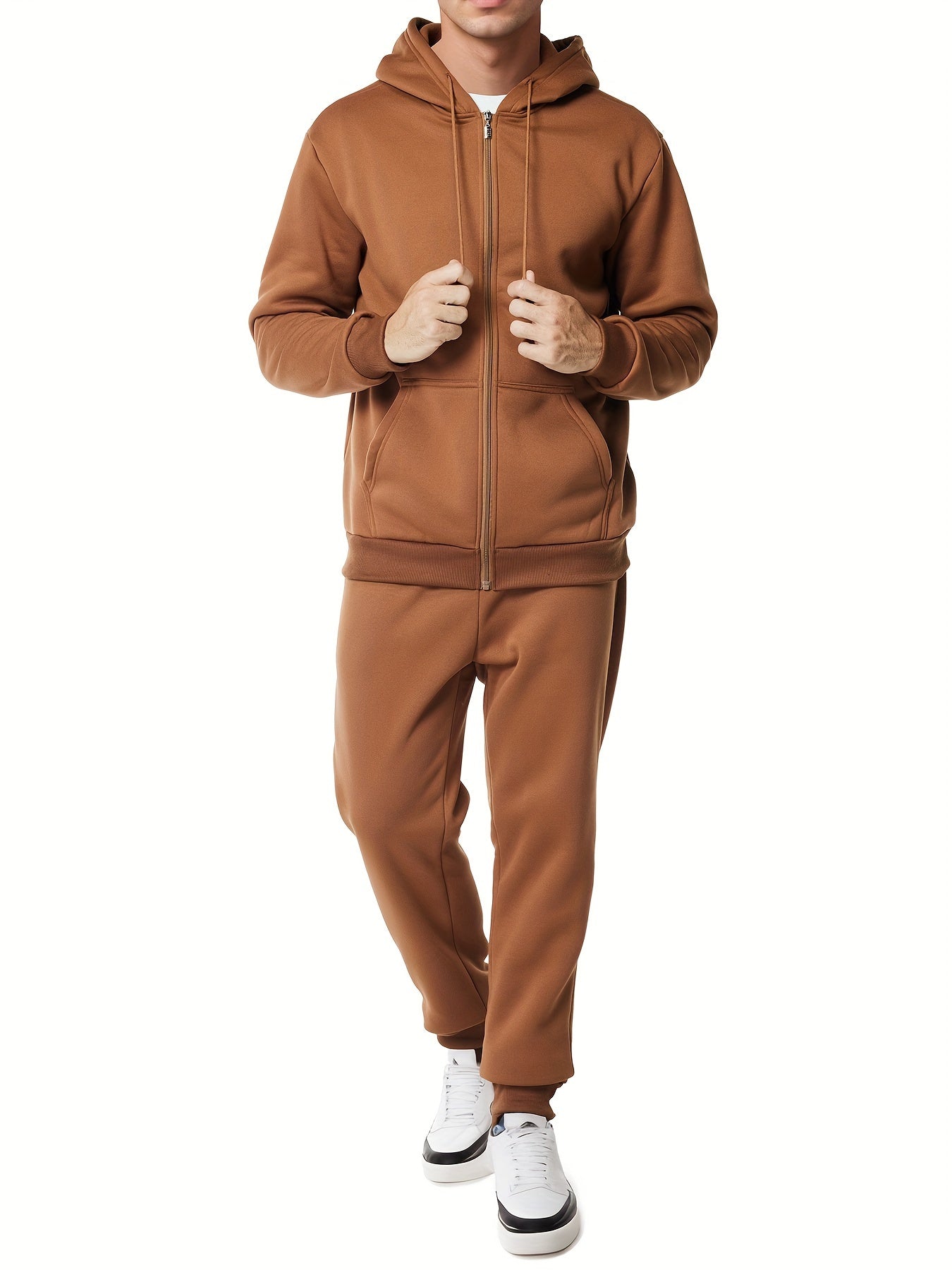 Soft Men's Cotton Hoodie and Sweatpant Set