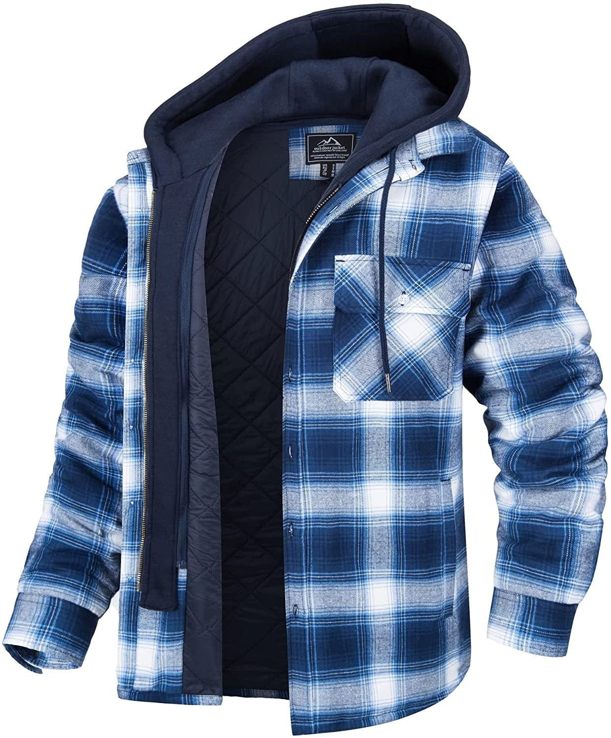 Warm Checked Mens Gilet Vest