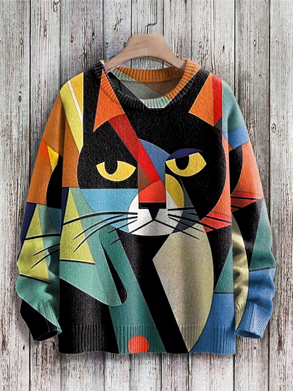 Fun Feline Graphic Women's Sweater