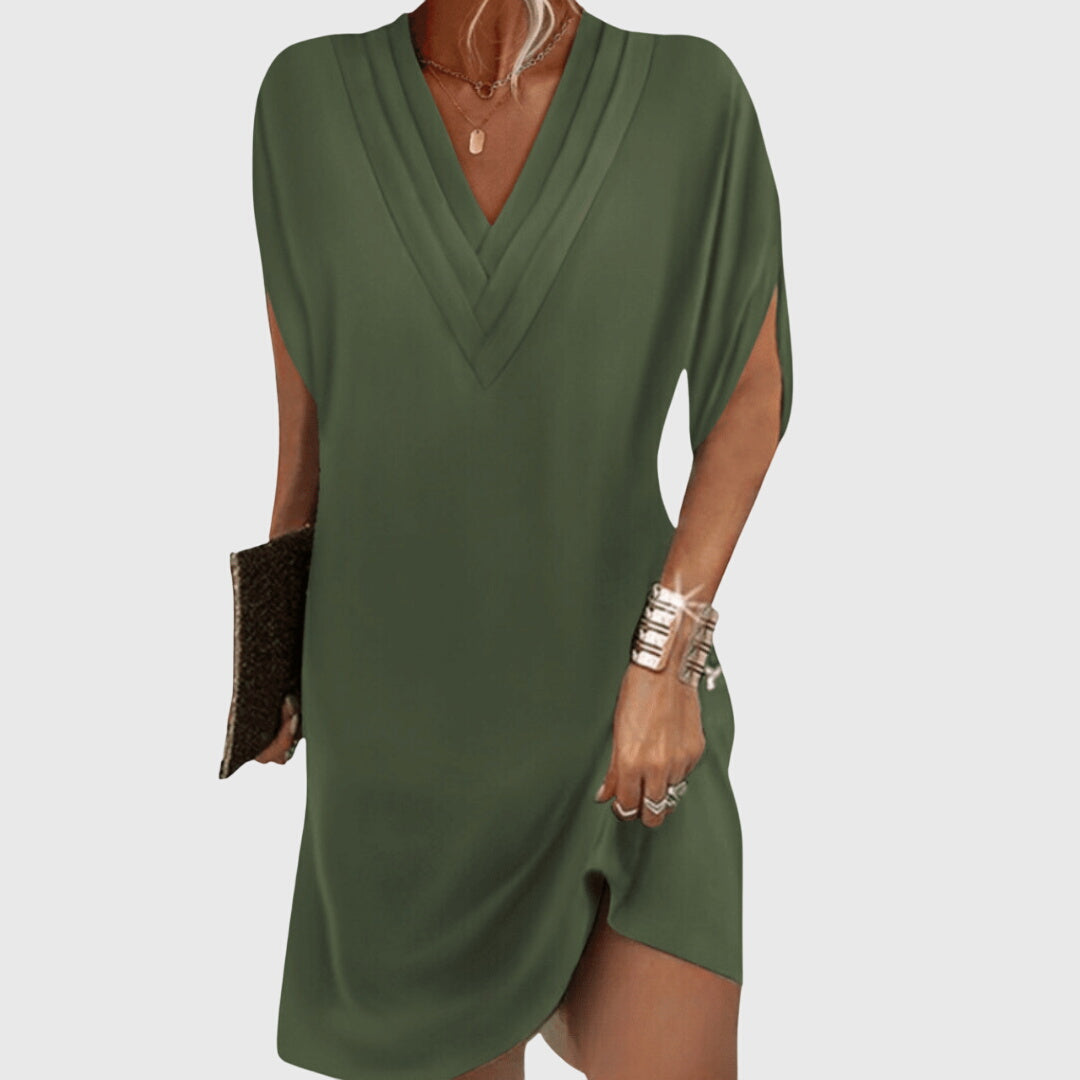 Cute V-Neck Short Party Dress