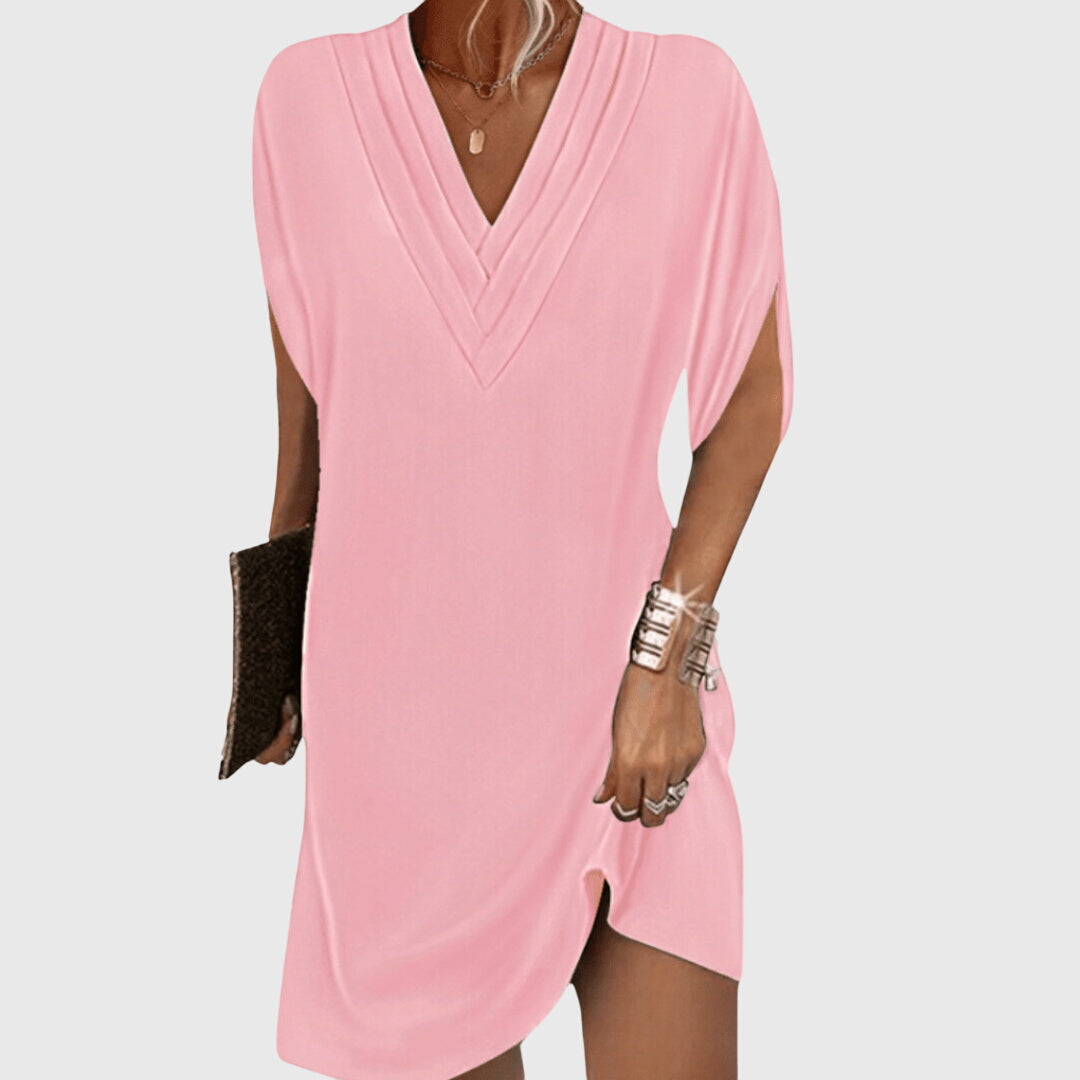 Cute V-Neck Short Party Dress