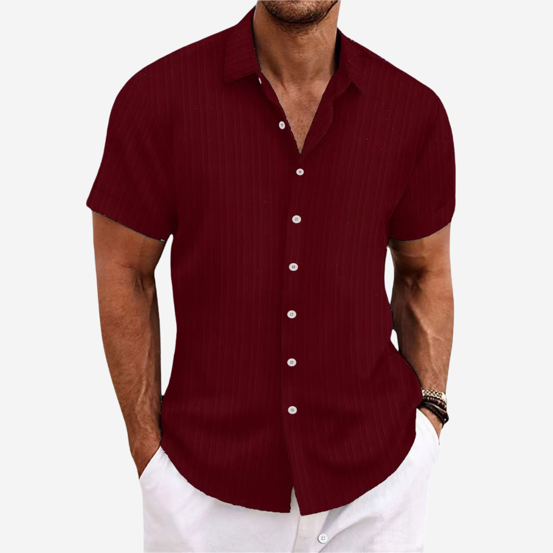 Classic Fit Mens Relaxed Button Down Shirt