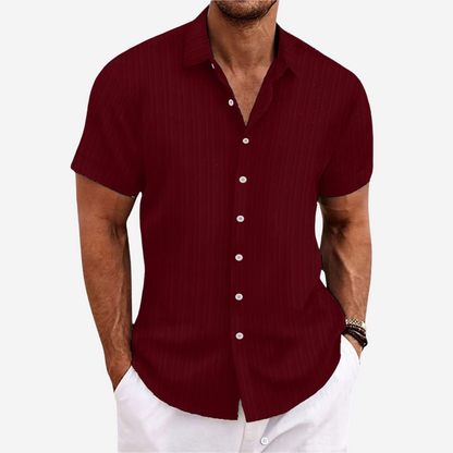 Classic Fit Mens Relaxed Button Down Shirt