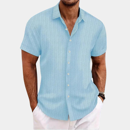 Classic Fit Mens Relaxed Button Down Shirt