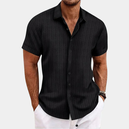 Classic Fit Mens Relaxed Button Down Shirt