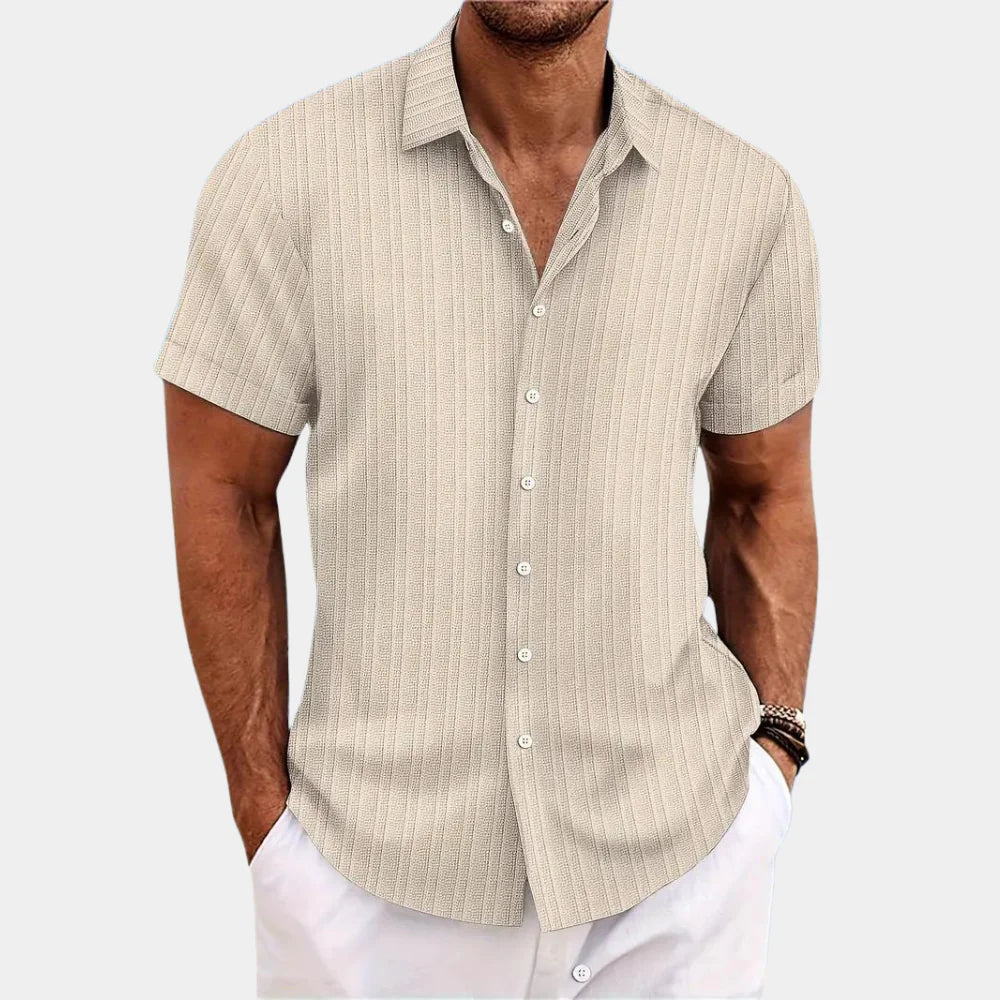 Classic Fit Mens Relaxed Button Down Shirt