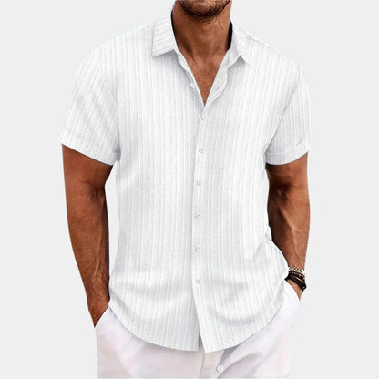 Classic Fit Mens Relaxed Button Down Shirt