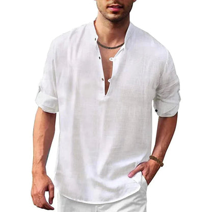 Classic Fit Mens Relaxed Button Down Shirt