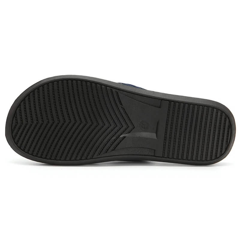 Relaxing Gel Flip Flops - Breathable Soft Sandals Black