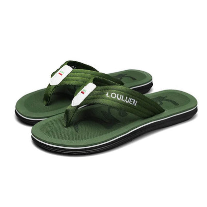 Relaxing Breathable Summer Flip Flop Sandals Green