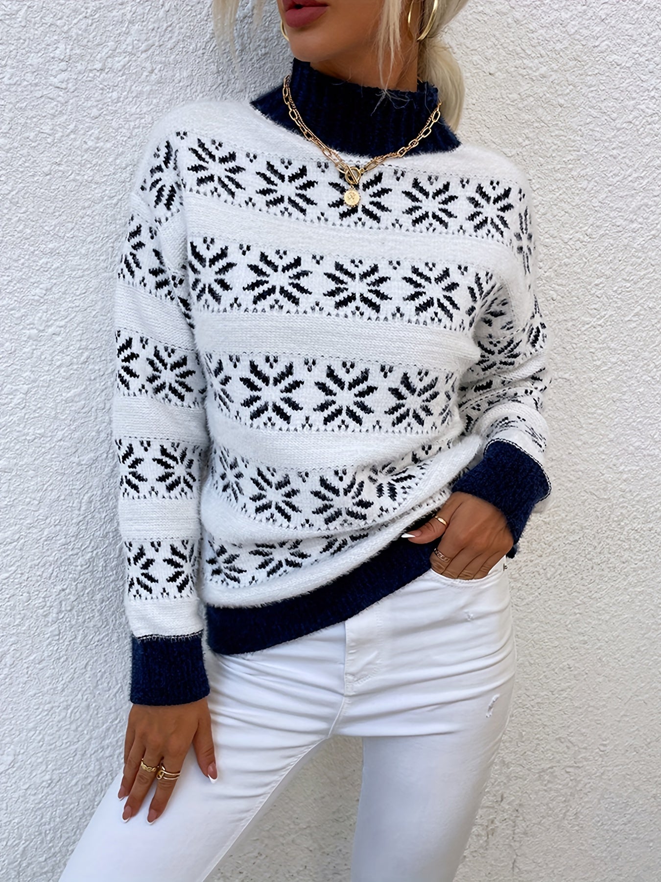Festive Holiday Red Sweater