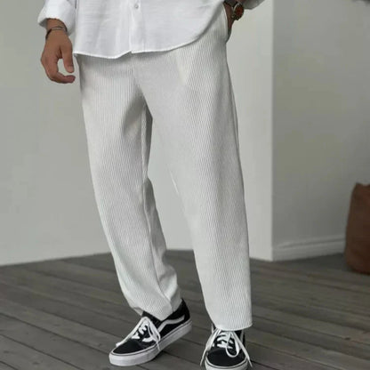 Comfortable Mens Loose Fit Drawstring Trousers