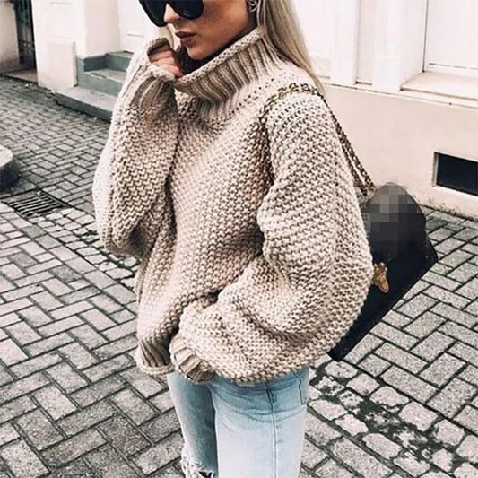 Cozy Oversized Knit Sweater - OutfitLondon