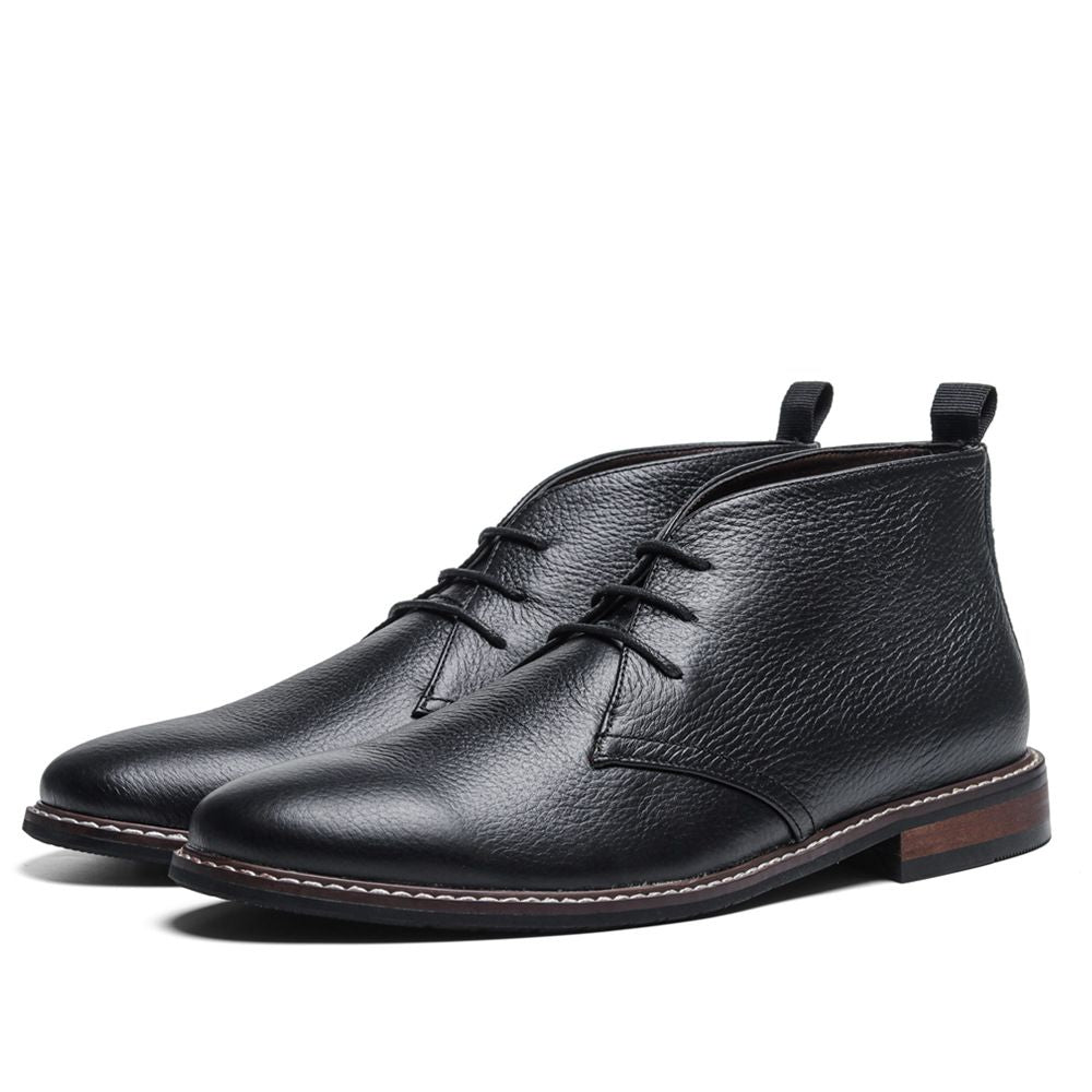 Stylish Genuine Leather Ankle Boots