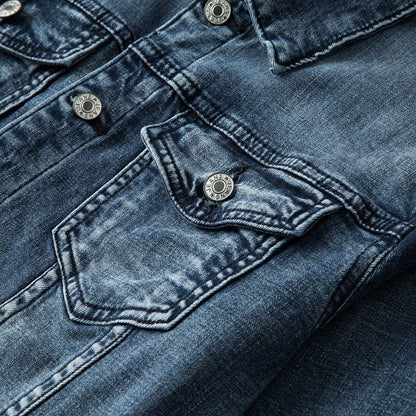 Men's Vintage Inspired Blue Jean Jacket