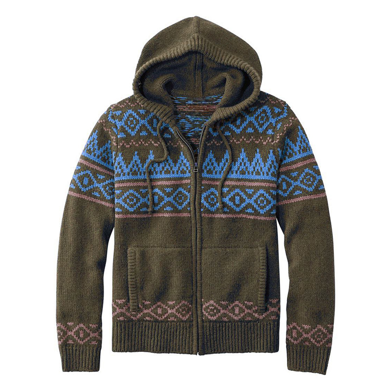 Cozy Mens Crew Neck Cable Knit Sweater - OutfitLondon