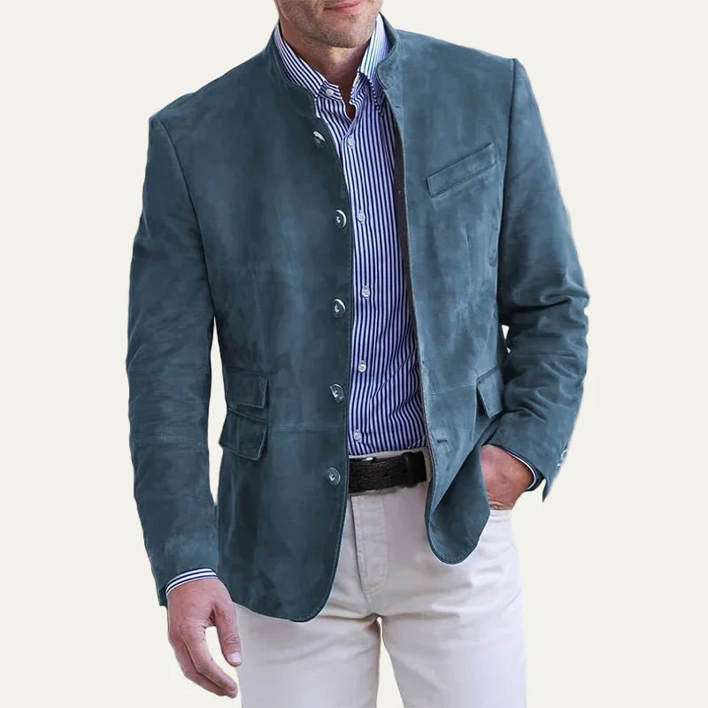 Classic Leather Look Alpine Jacket