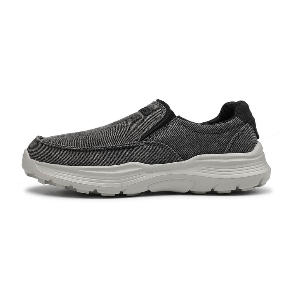 Orthopaedic Comfortable Black Slip On Shoes