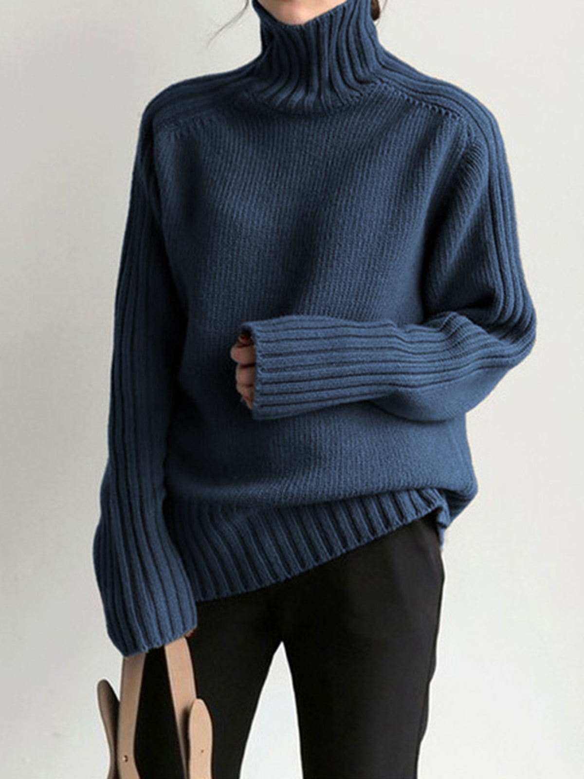 Timeless Women's Turtleneck Sweater Clara - OutfitLondon