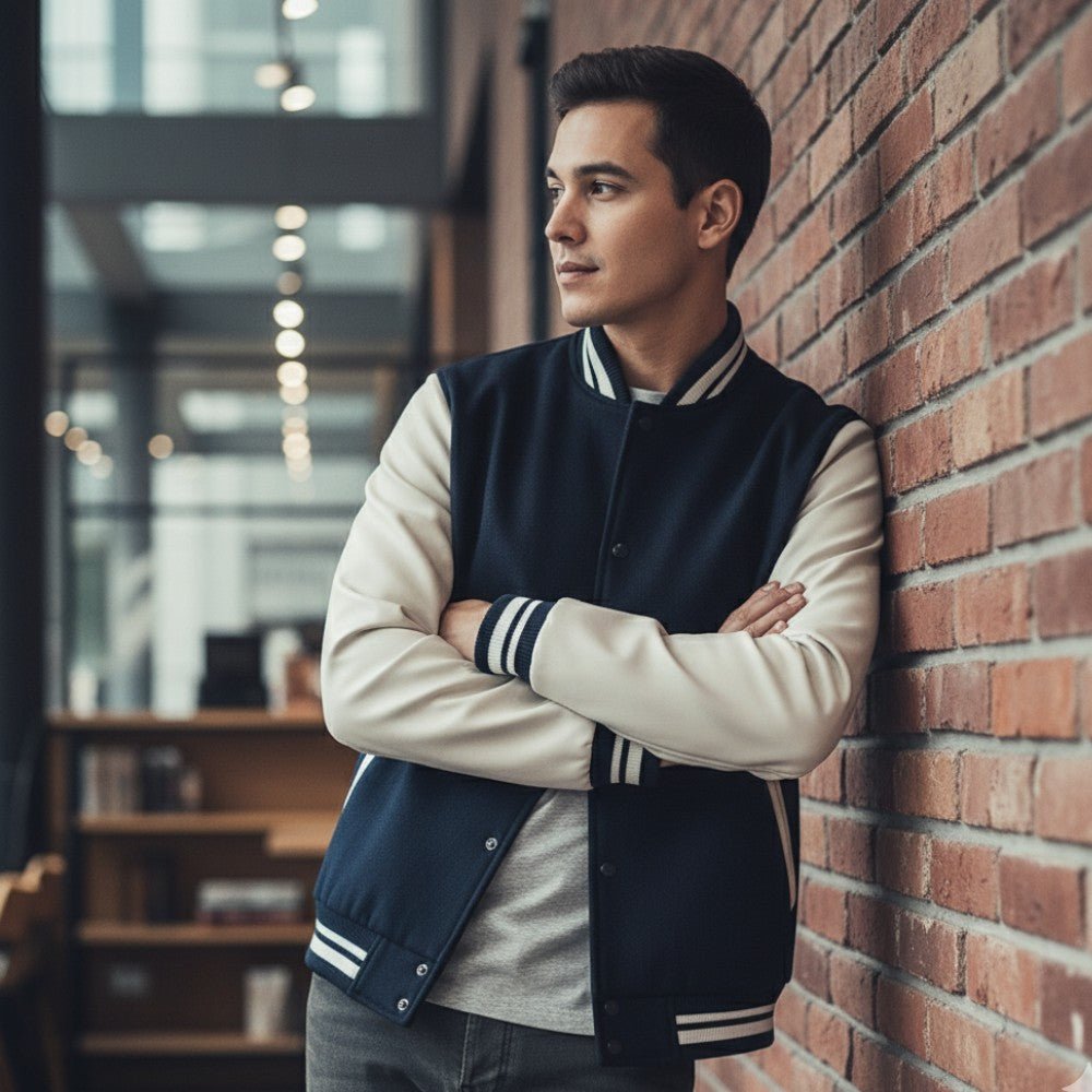 Retro Style College Letterman Jacket