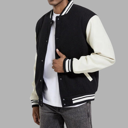Retro Style College Letterman Jacket