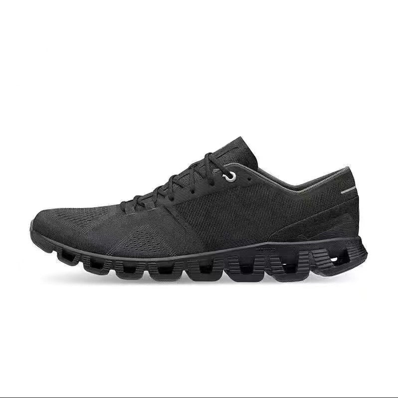 Lightweight Black Athletic Running Sneaker - OutfitLondon