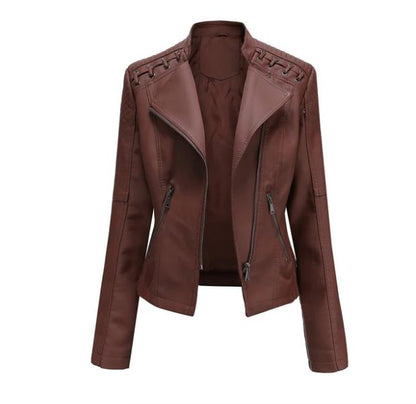 Soft Sheepskin Biker Jacket