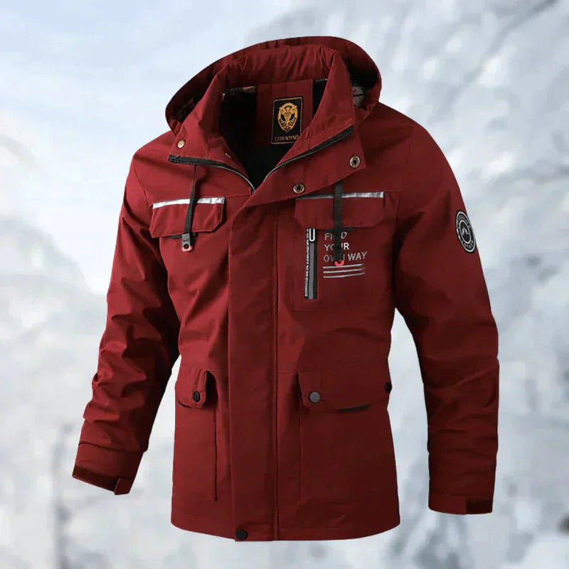 Waterproof Men's Breathable Hooded Parka Jacket