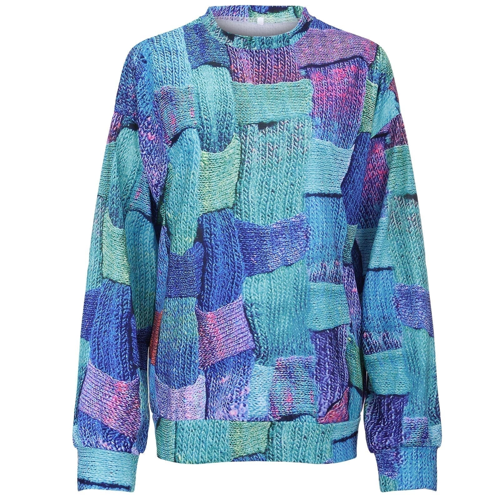 Bright Graphic Sweatshirt for Women - Vivelle - OutfitLondon