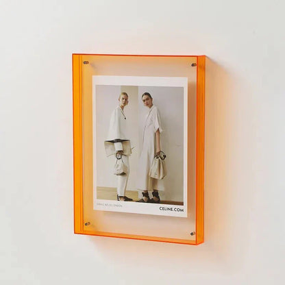 Modern Glass Photo Frame Wall Hanging Decor