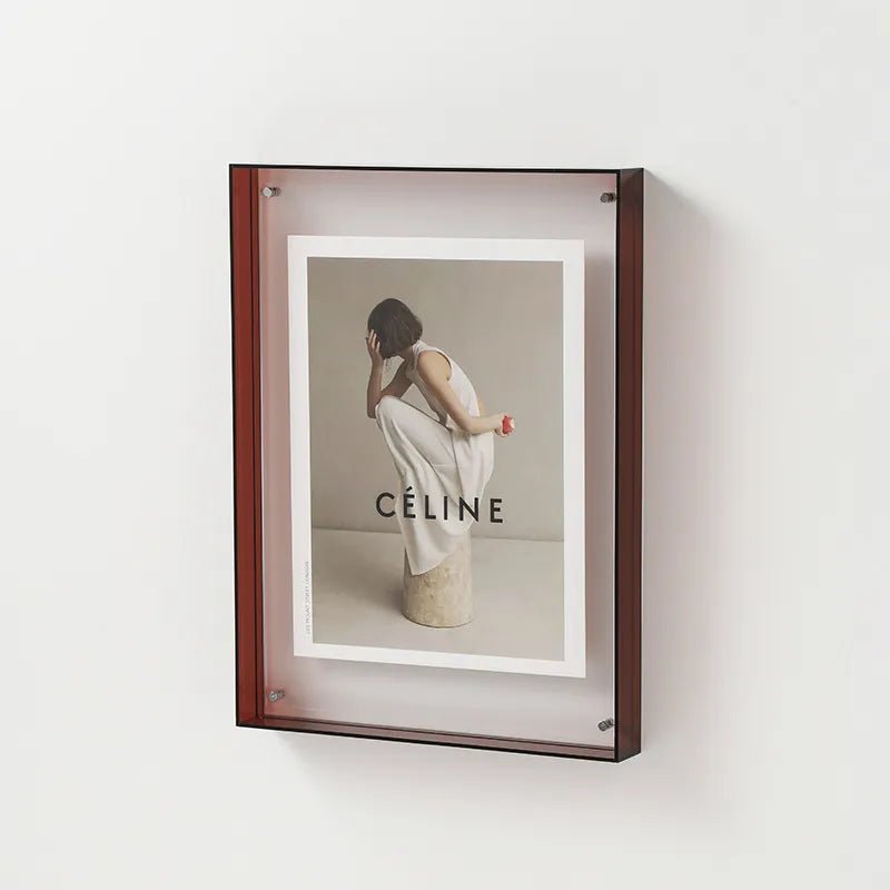 Modern Glass Photo Frame Wall Hanging Decor
