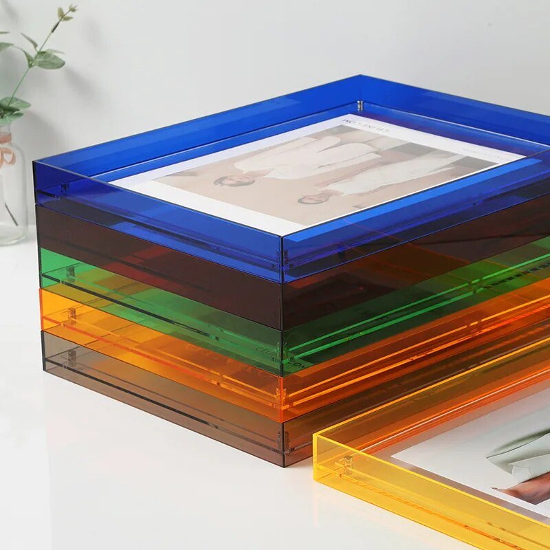 Modern Glass Photo Frame Wall Hanging Decor - OutfitLondon