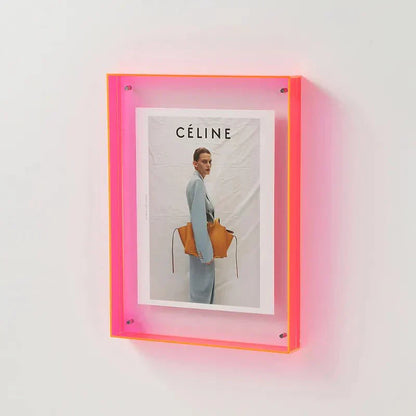 Modern Glass Photo Frame Wall Hanging Decor