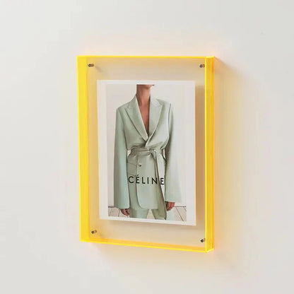 Modern Glass Photo Frame Wall Hanging Decor