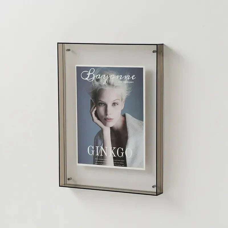 Modern Glass Photo Frame Wall Hanging Decor